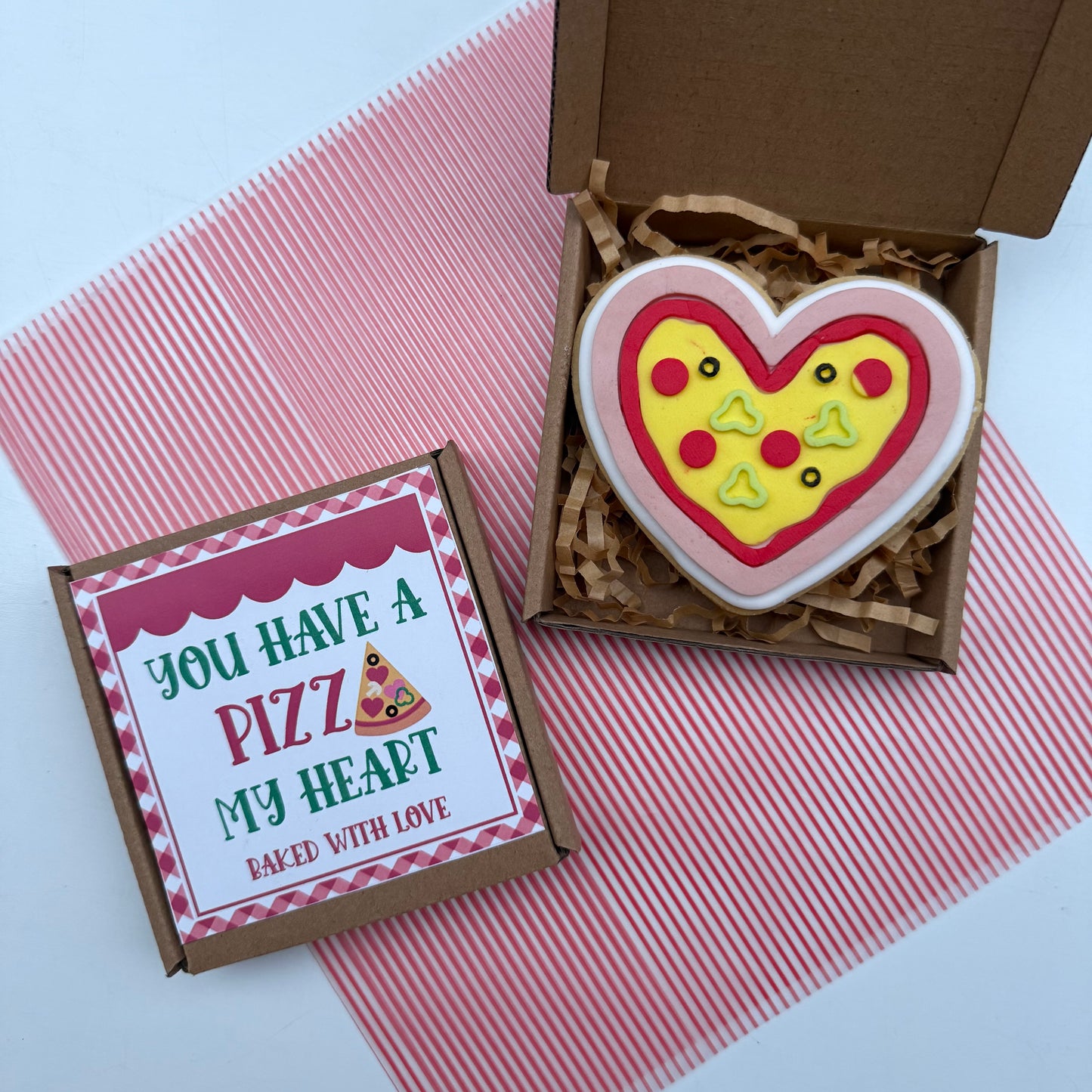 Pizza my heart cookie