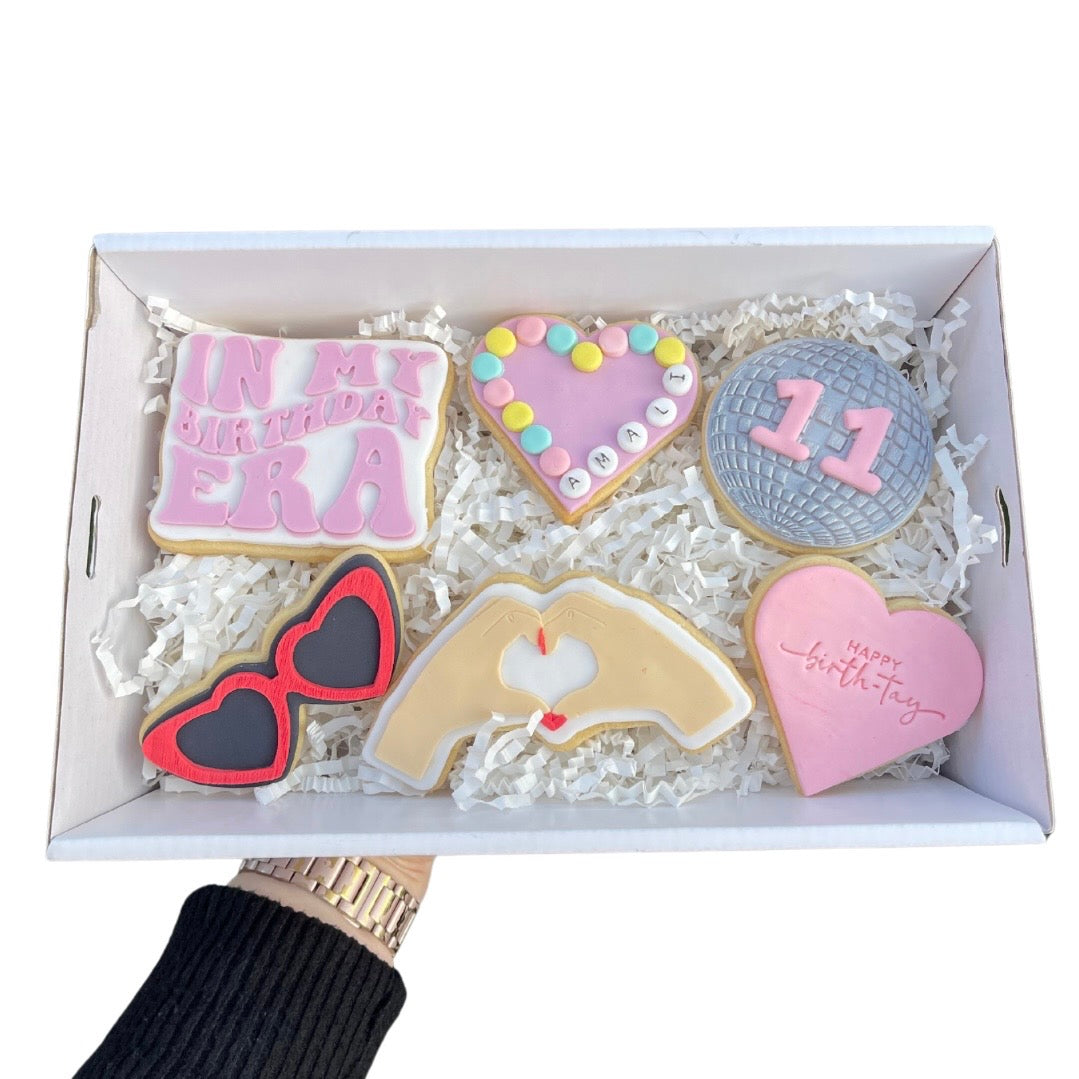 happy birth-tay cookie box