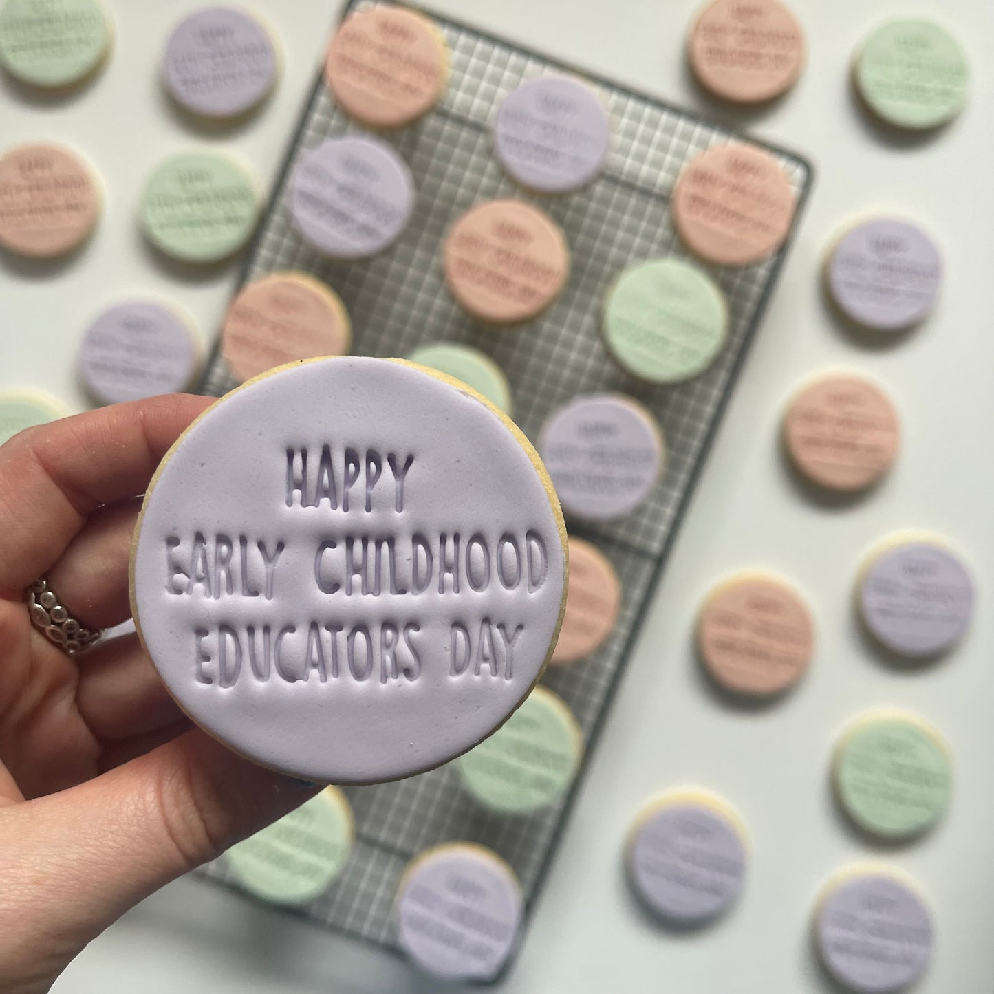 Happy Early Childhood Educators Day Cookie