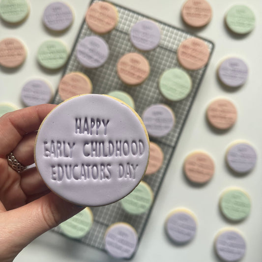 Happy Early Childhood Educators Day Cookie