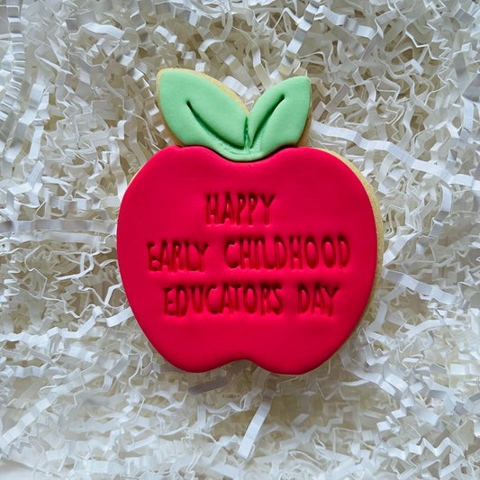 Happy Early Childhood Educators Day Cookie