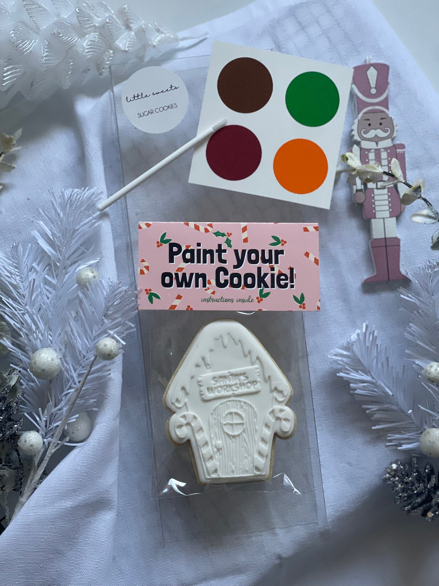 Individual PYO Christmas Cookie