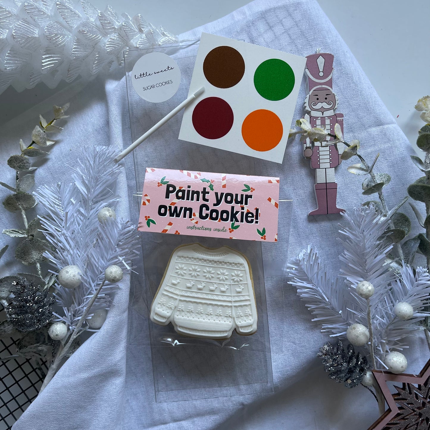 Individual PYO Christmas Cookie