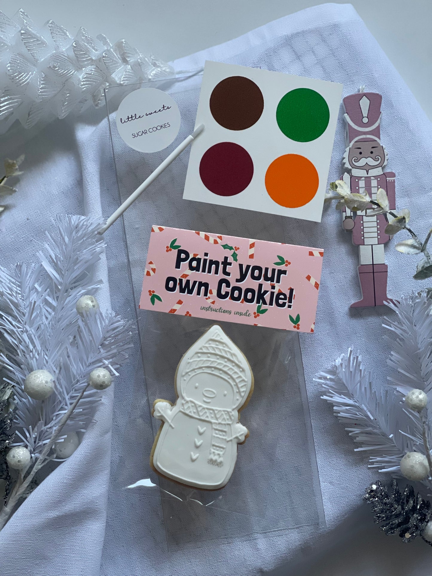 Individual PYO Christmas Cookie